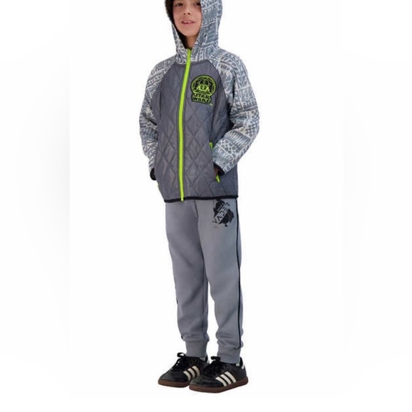 STAR WARS Kids Boys 3-pc Sweater Fleece
Set Hoodie+Shirt+Pants Size 3T, 4T, 5 - Picture 4 of 8